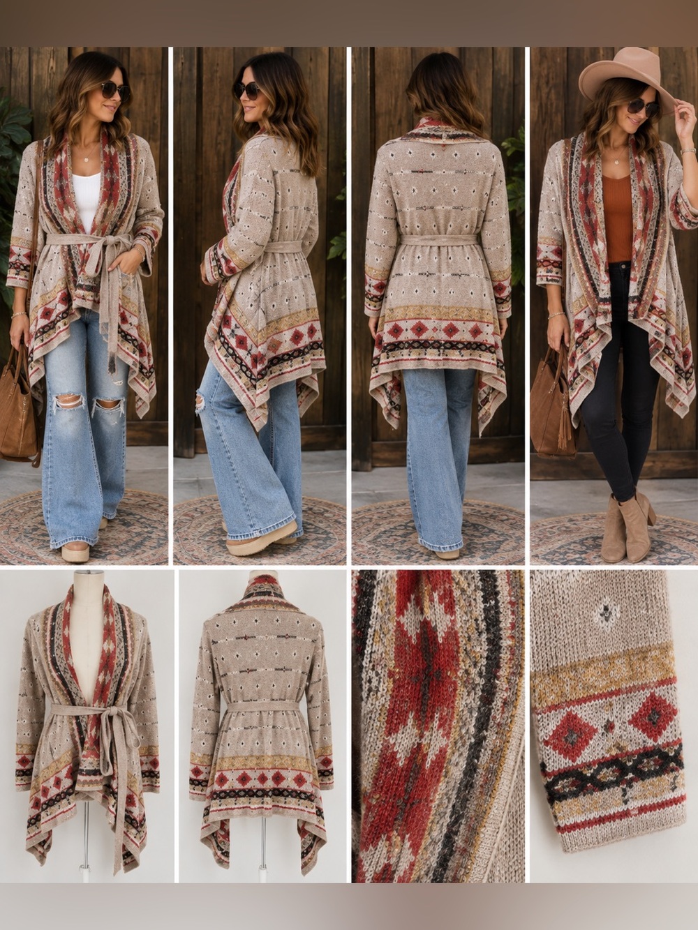 Freeway Southwestern Cardigan
